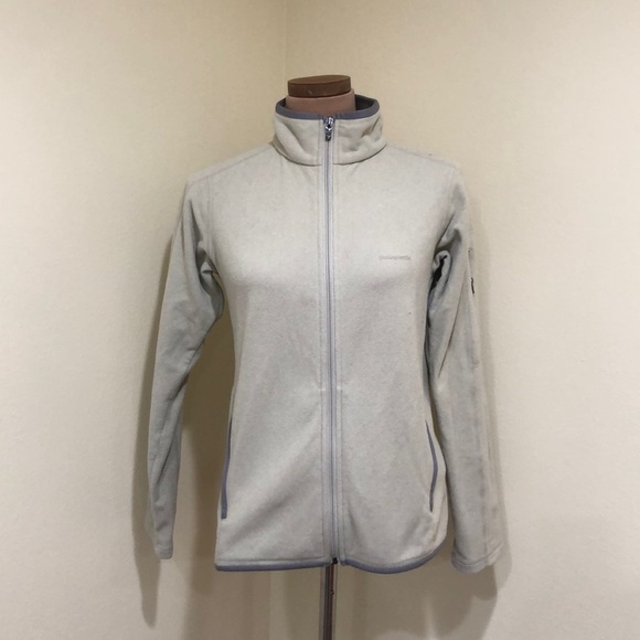 Patagonia Fleece Jacket Size Small Light Gray - Picture 2 of 9